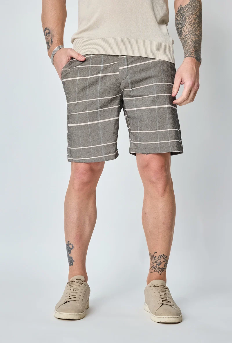 Short chino à carreaux - Image 47
