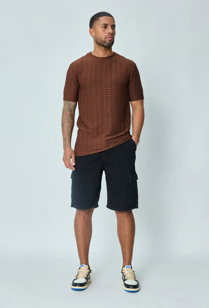 Short en jean oversize cargo - Image 17