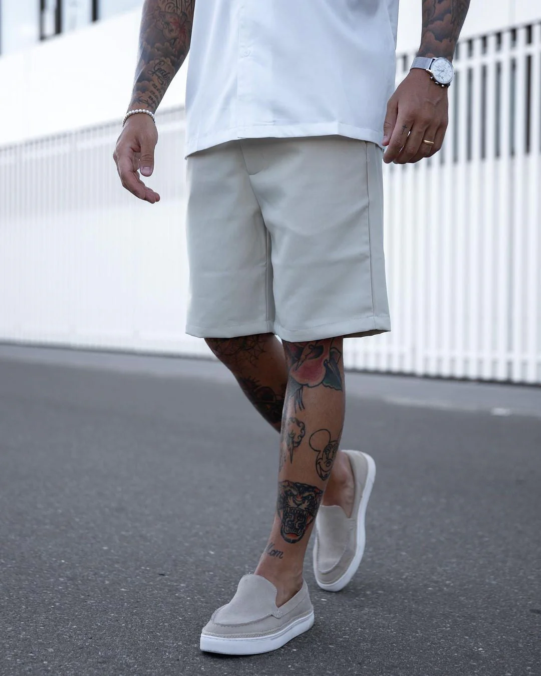 Short habillé toile - Image 2