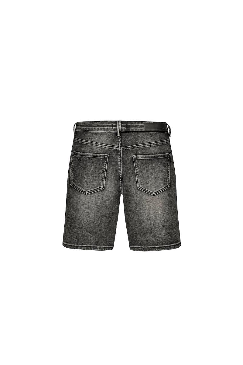 Short jean déchiré légèrement stretch - Image 2