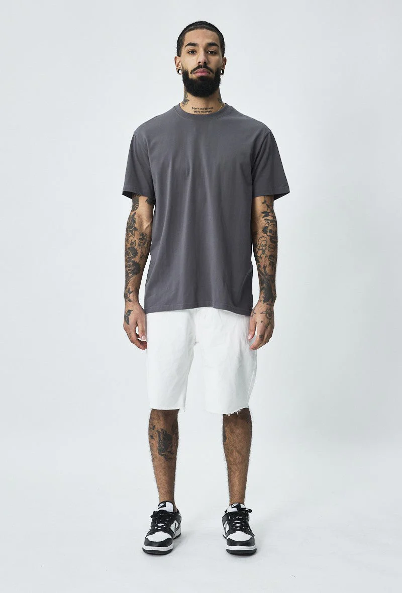 Short jean droit basique - Image 3