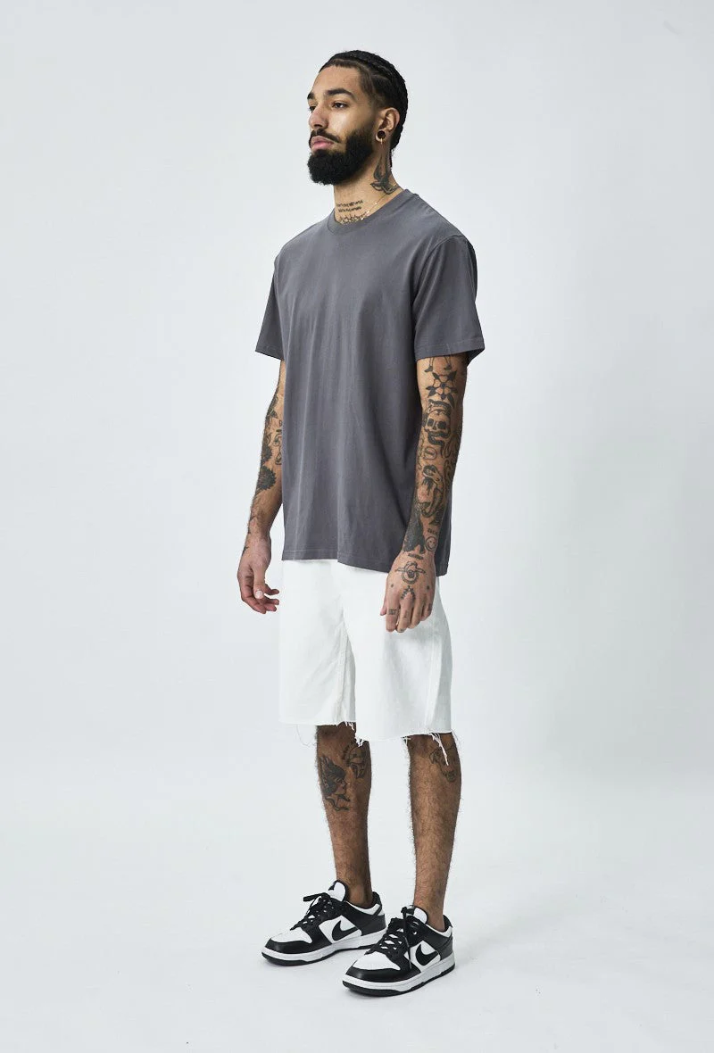 Short jean droit basique - Image 4