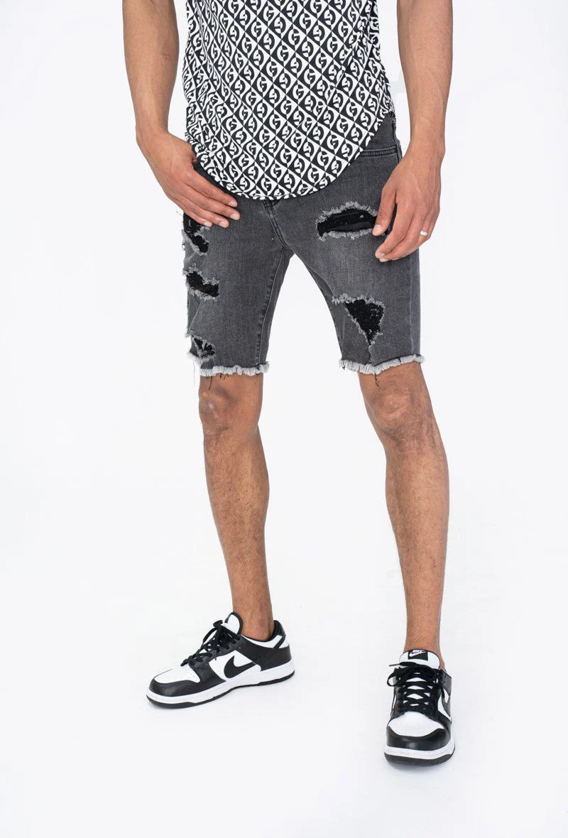 Short jean stretch déchiré - Image 12