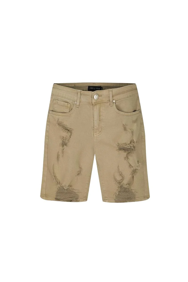 Short jean stretch déchiré - Image 9