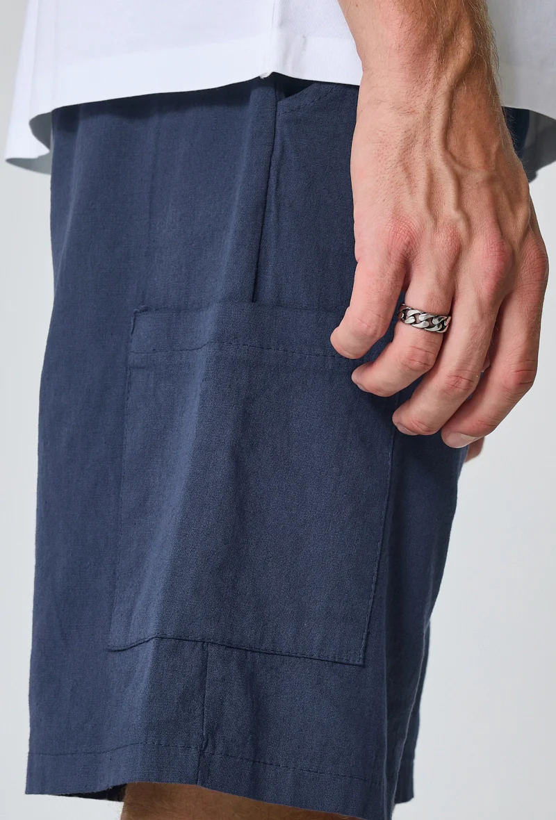Short léger effet lin - Image 22