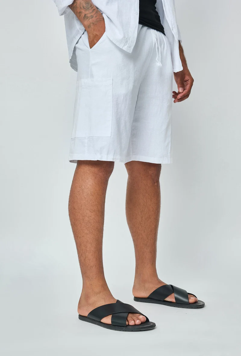 Short léger effet lin - Image 4