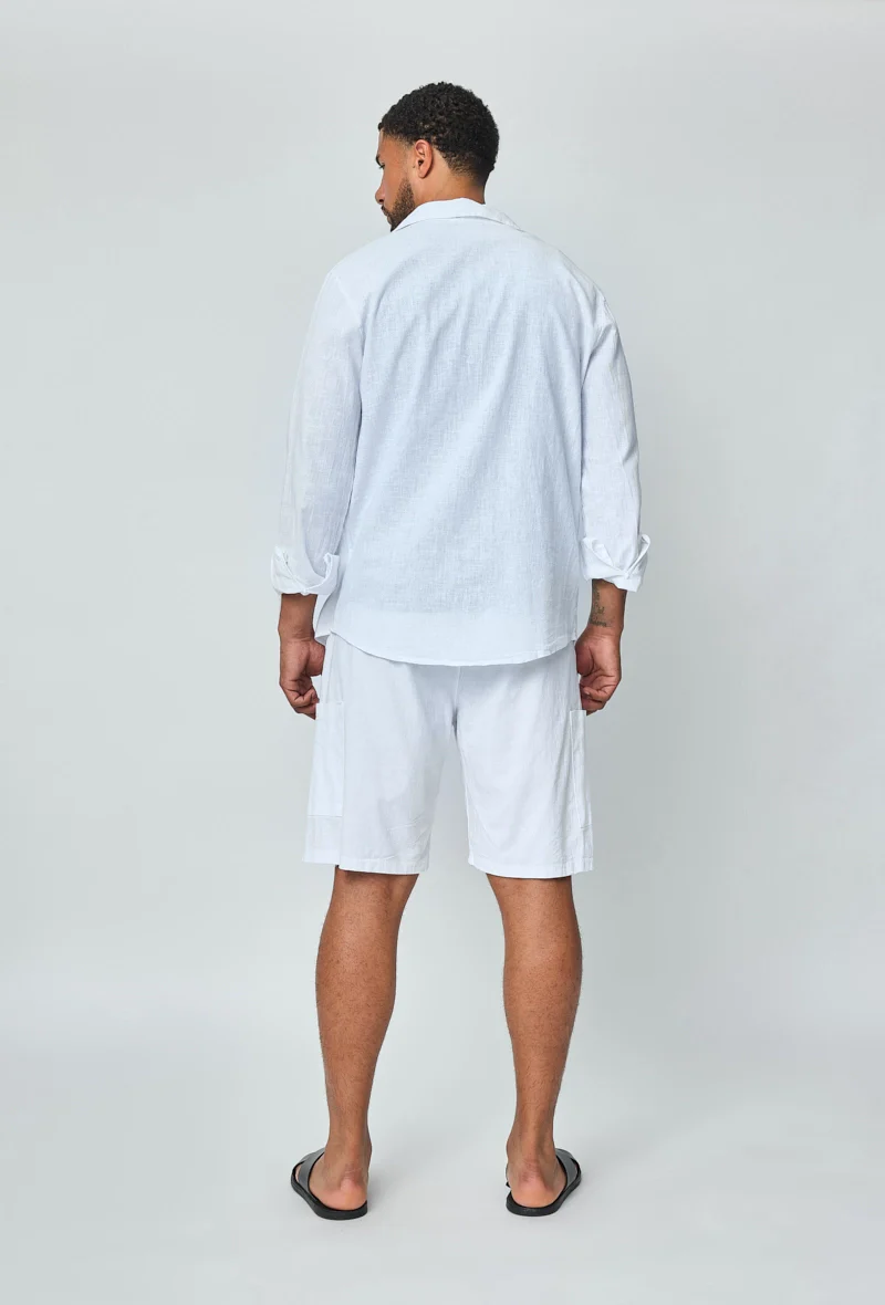 Short léger effet lin - Image 5