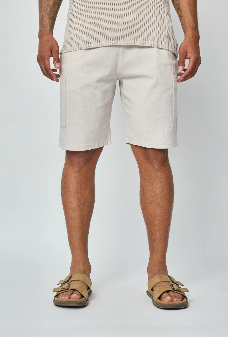 Short léger effet lin - Image 7
