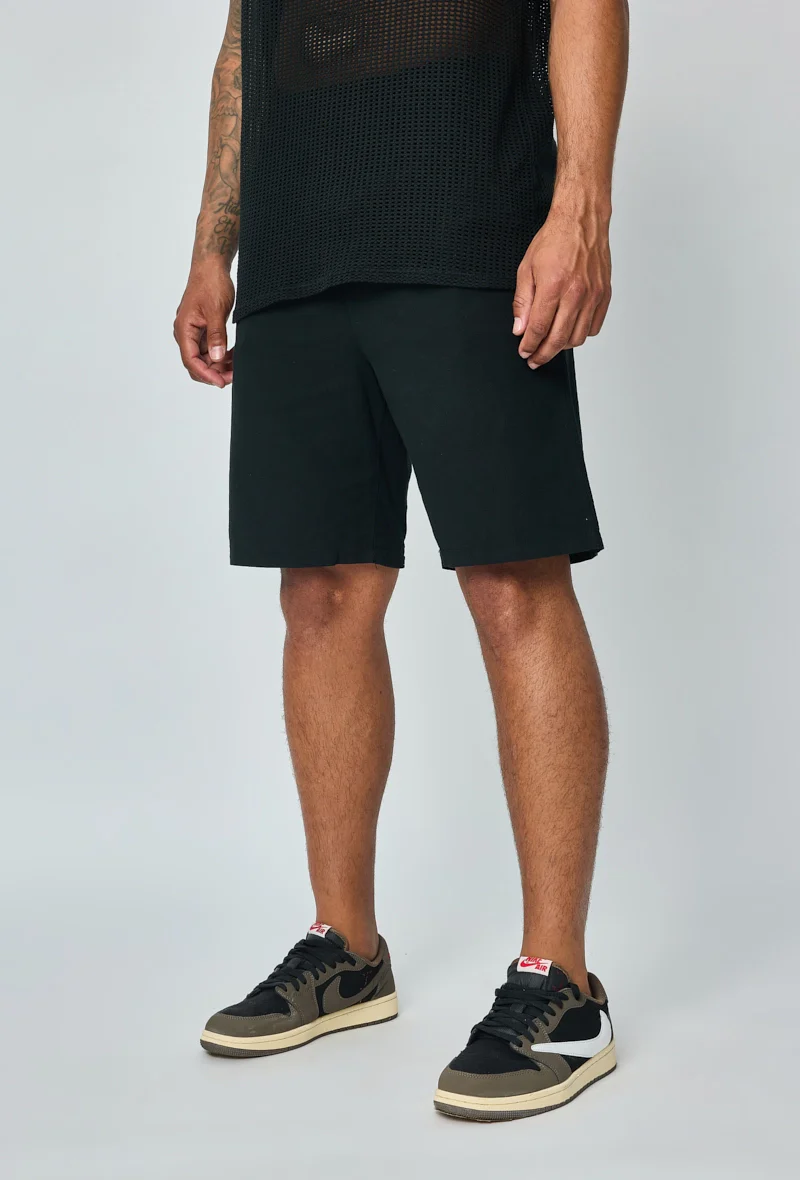 Short léger en viscose effet lin - Image 2