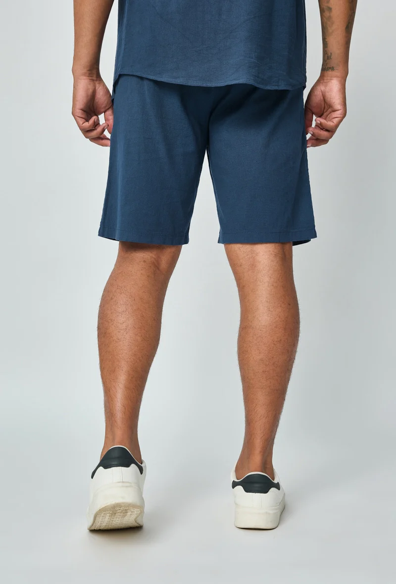 Short léger en viscose effet lin - Image 9