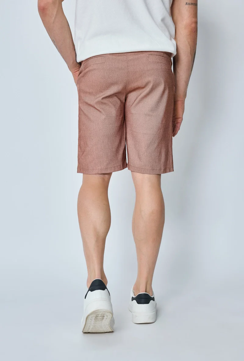 Short uni en toile de style chino - Image 20