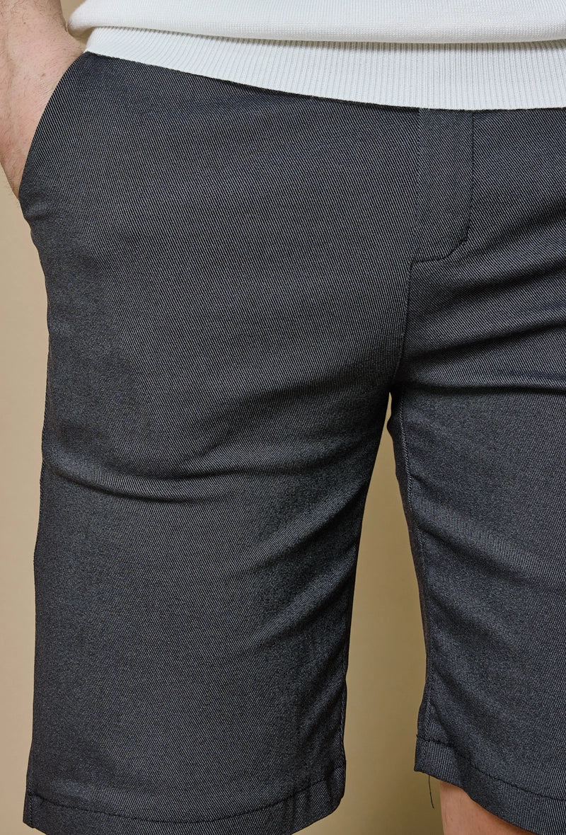 Short uni en toile de style chino - Image 6