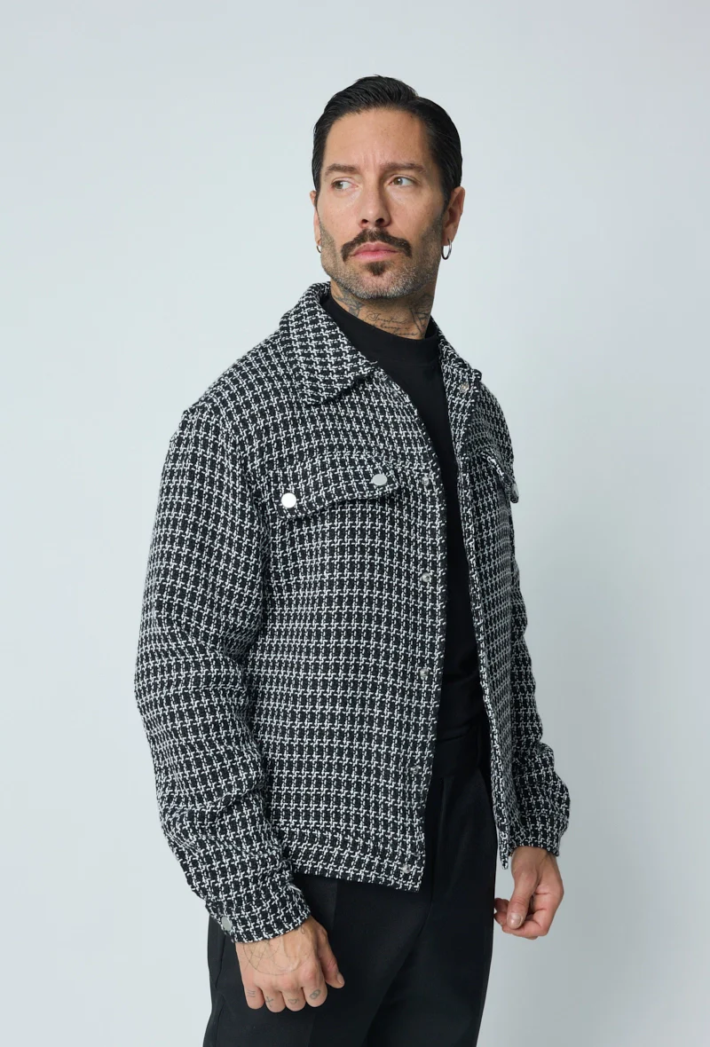 Surchemise à carreaux boutonnée - Image 8