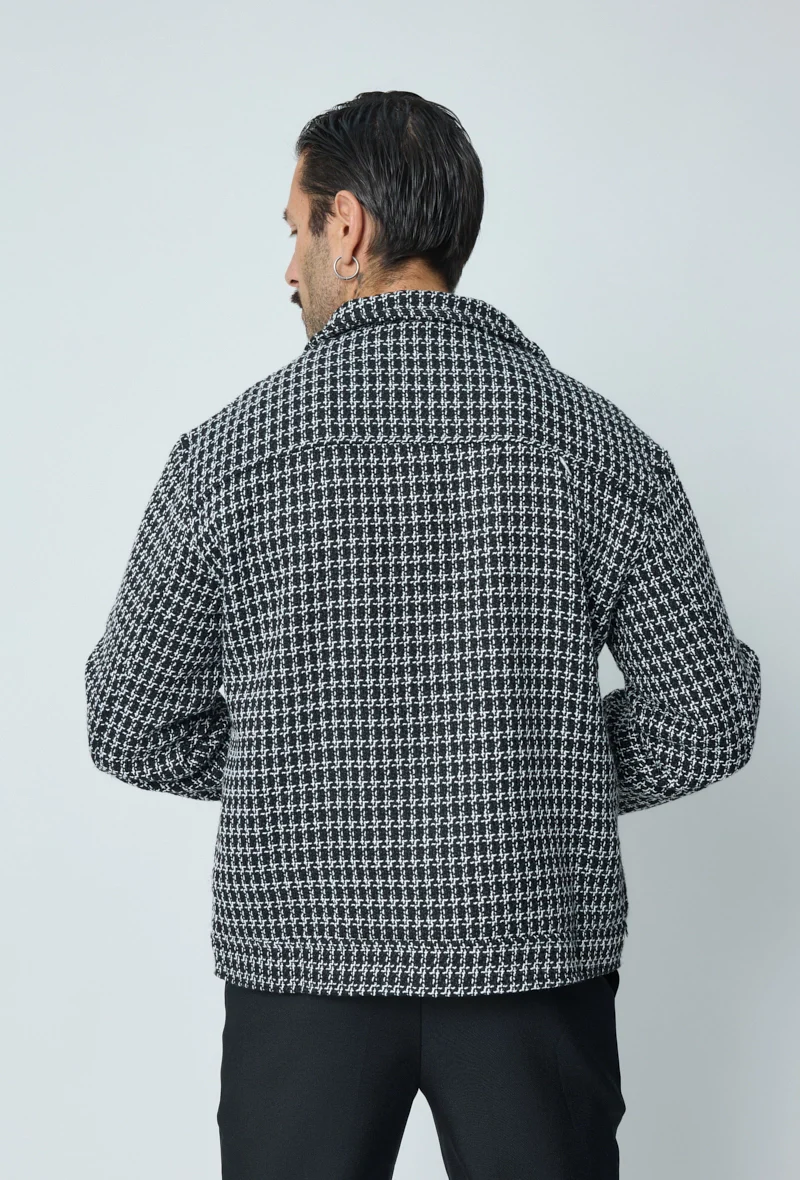 Surchemise à carreaux boutonnée - Image 9