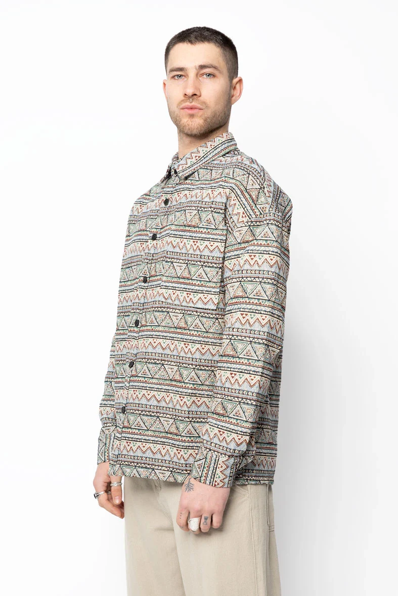 Surchemise à motifs abstraits colorés - Image 12