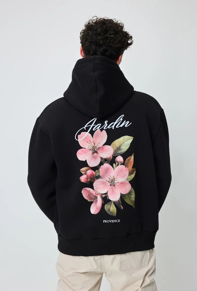 Sweat à capuche à motif - Image 3