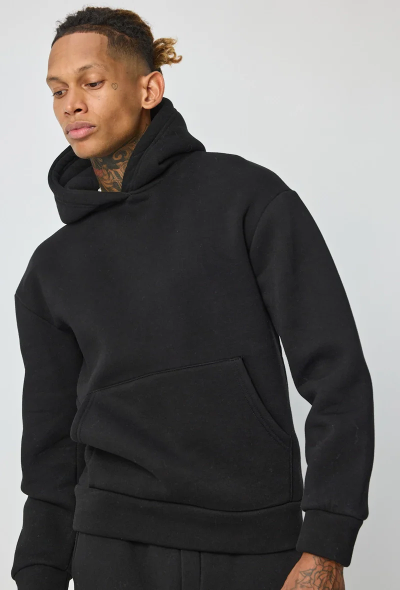Sweat à capuche uni - Image 18