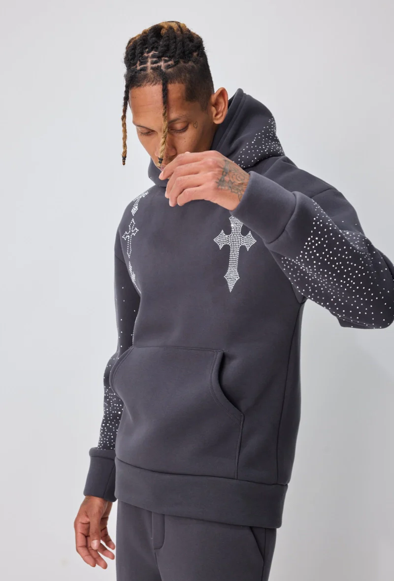 Sweat homme avec capuche - Image 3