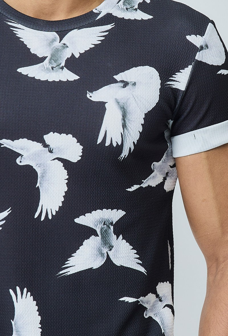 T-shirt à imprimé hirondelles - Image 10