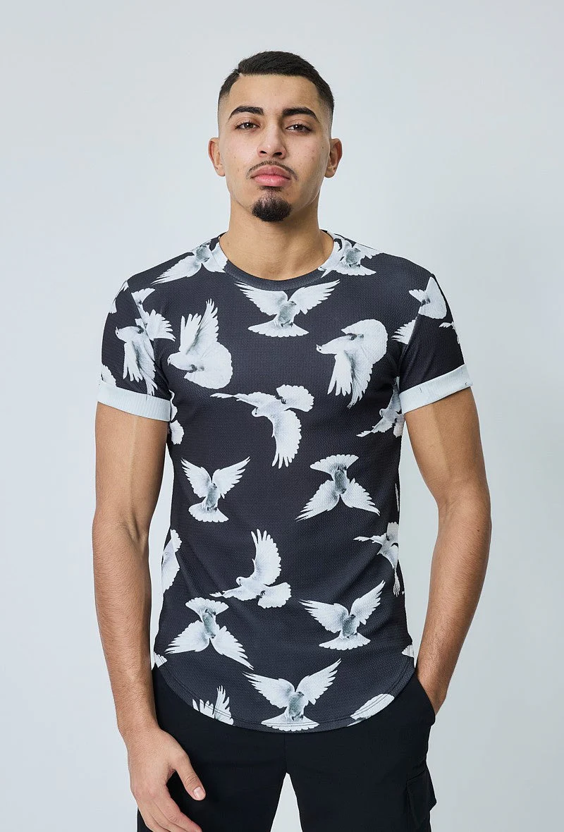 T-shirt à imprimé hirondelles - Image 6