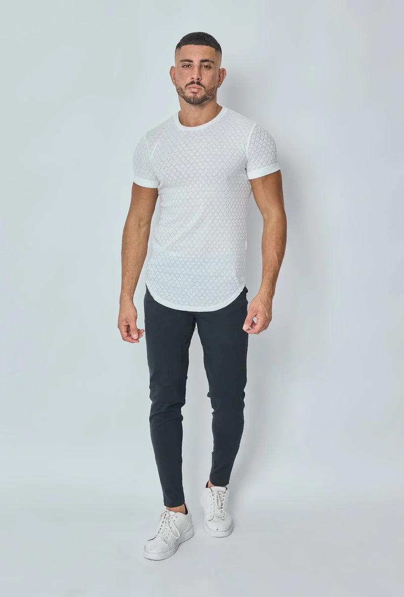 T-shirt à motif losange - Image 10