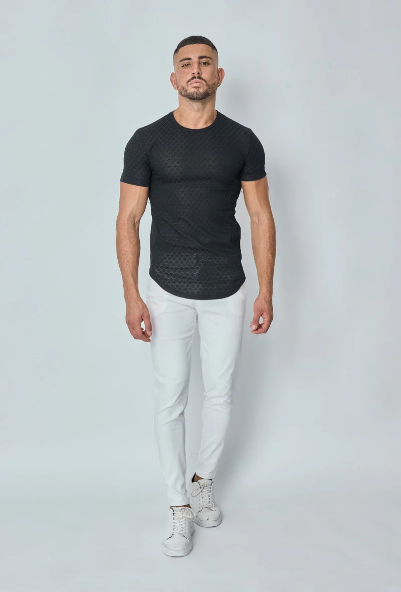 T-shirt à motif losange - Image 5