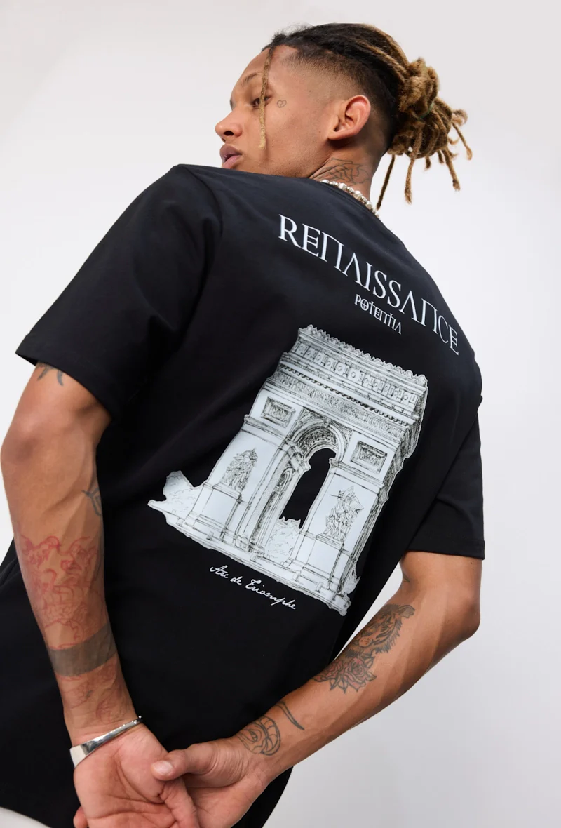 T-shirt à motif recto verso - Image 4