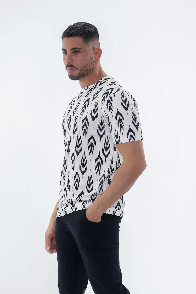 T-shirt à motifs flechés - Image 4