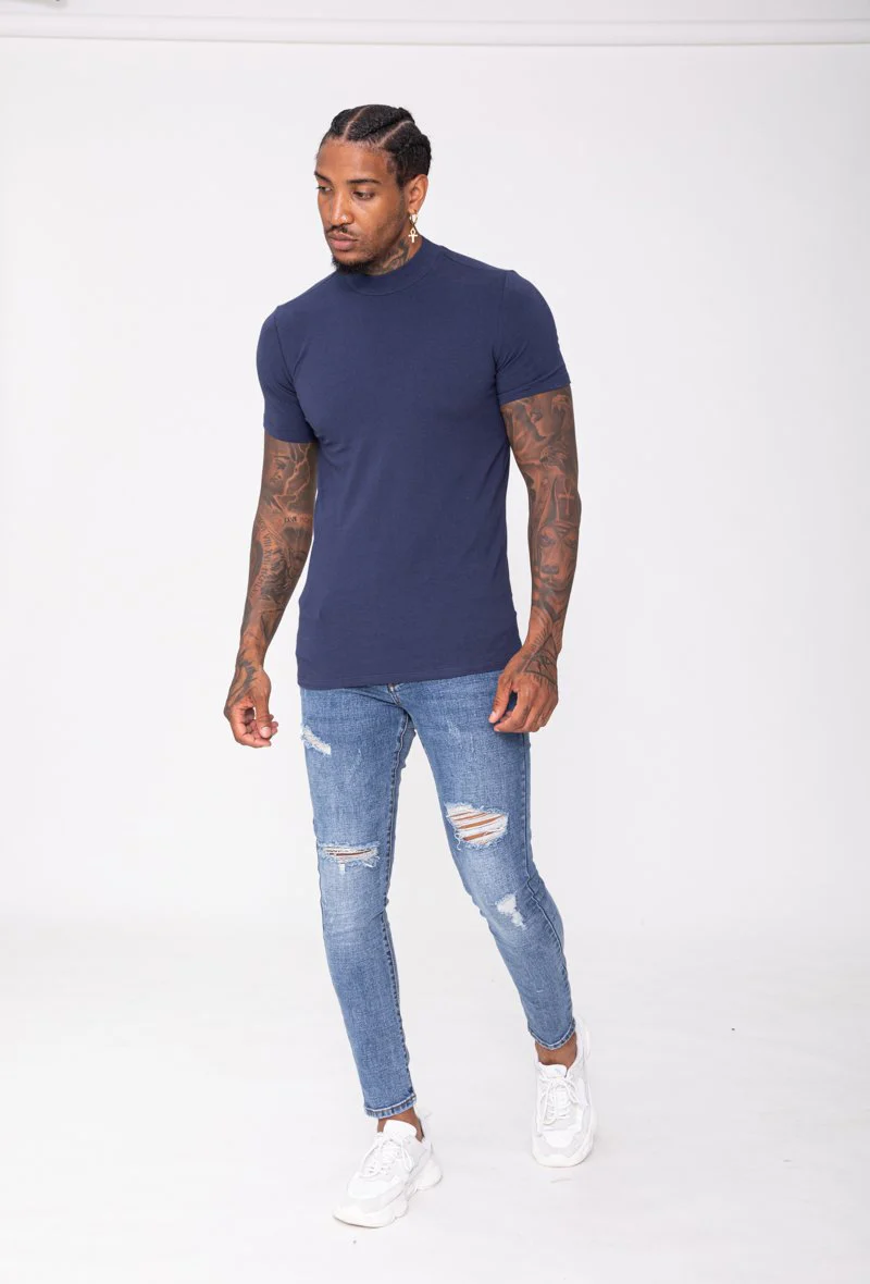 T-shirt basic col montant - Image 30