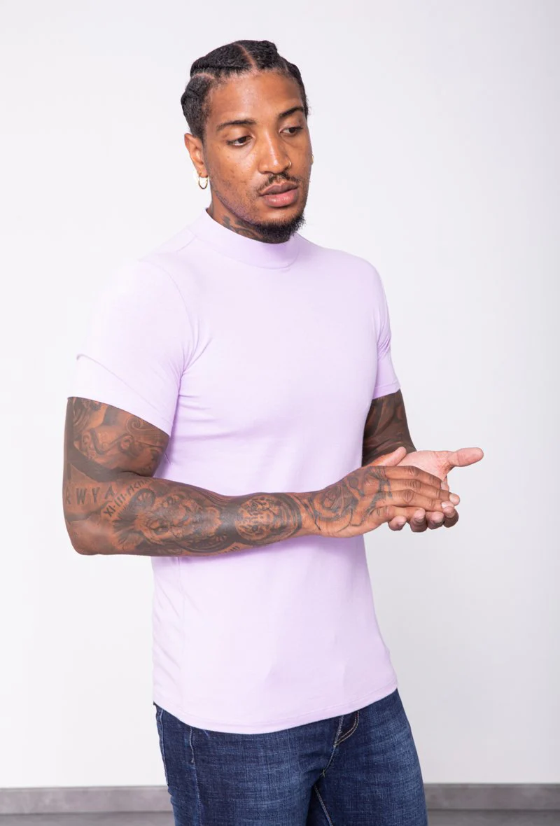 T-shirt basic col montant - Image 47