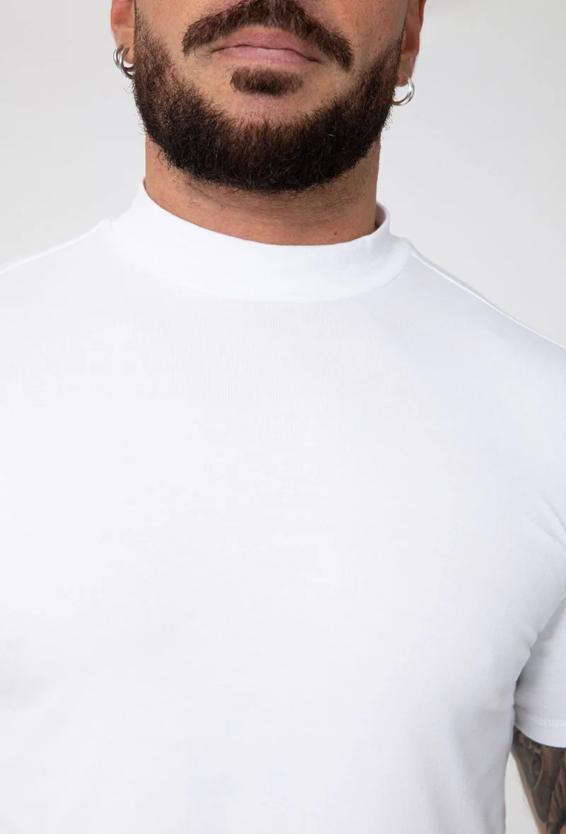 T-shirt basic col montant - Image 6