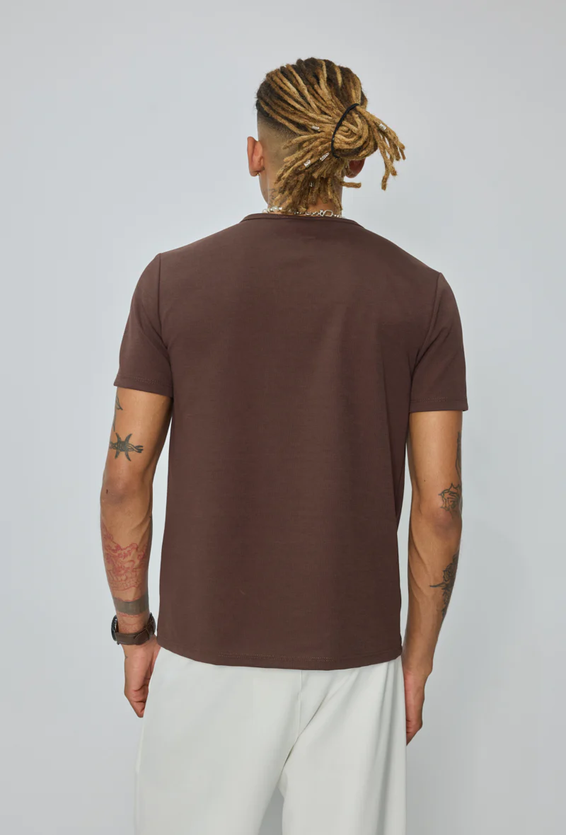 T-shirt col rond ajusté - Image 12