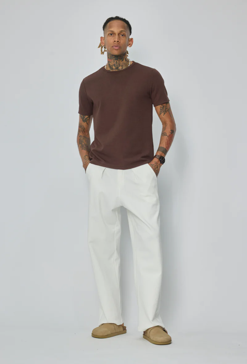 T-shirt col rond ajusté - Image 14