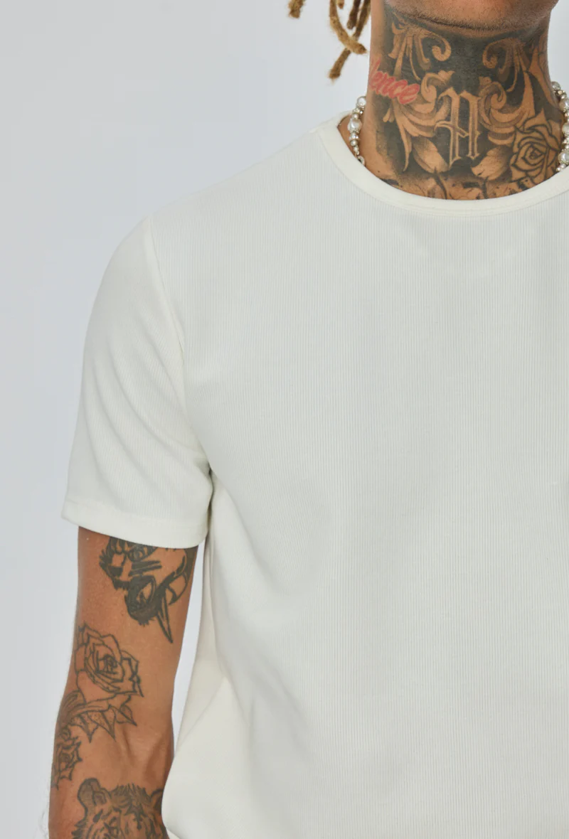 T-shirt col rond ajusté - Image 5