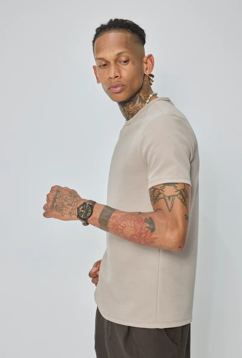 T-shirt col rond ajusté - Image 6
