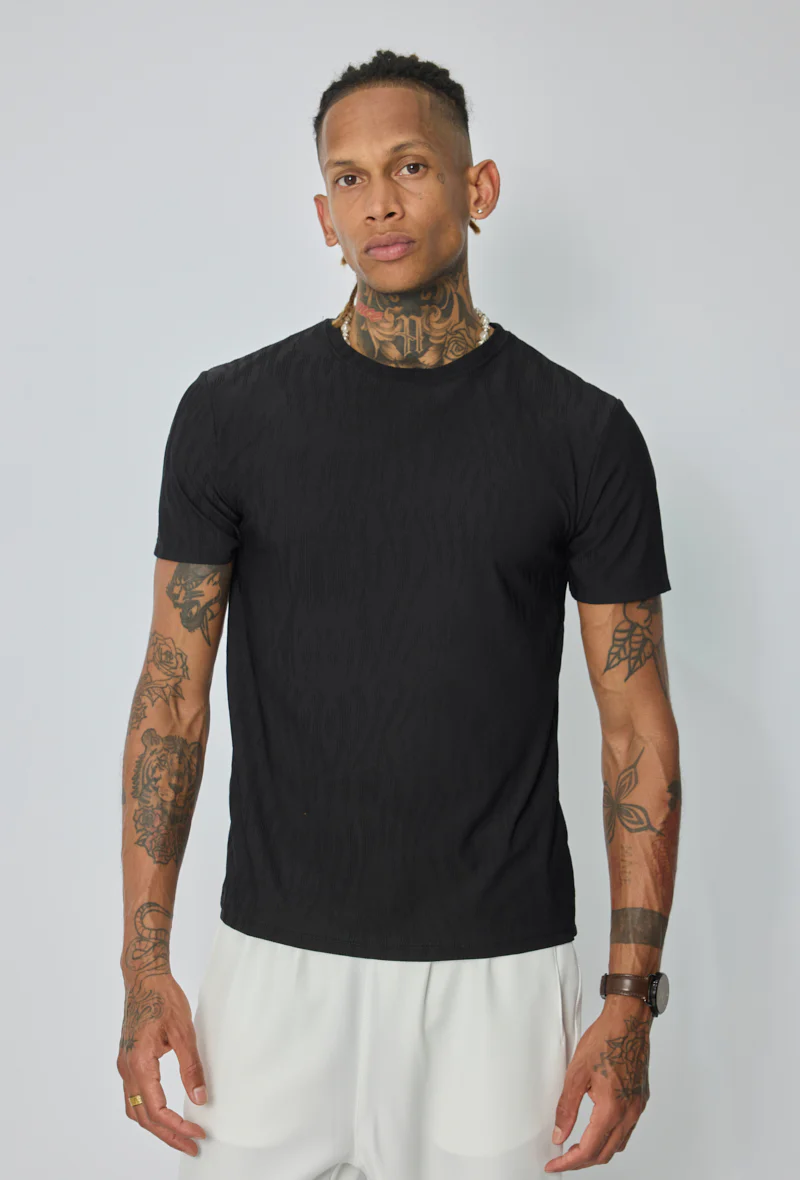 T-shirt col rond ajusté