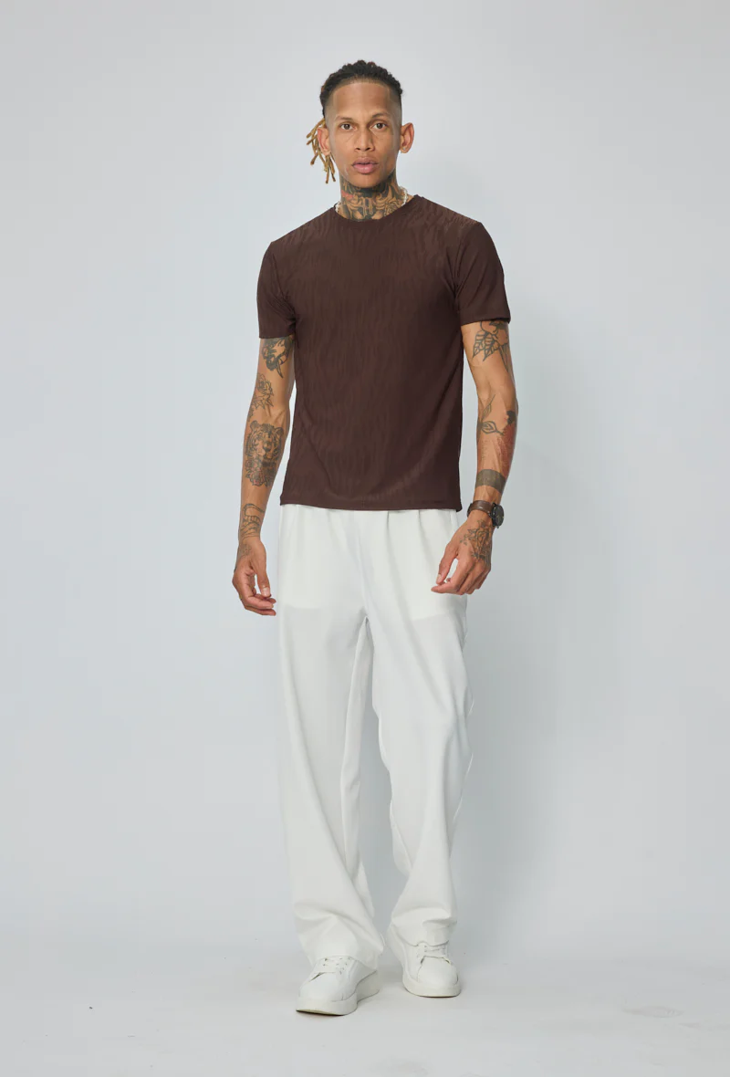 T-shirt col rond ajusté - Image 12