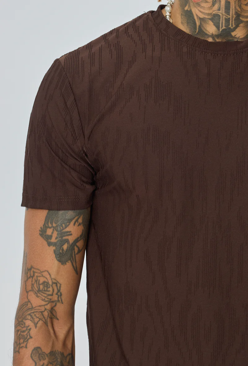 T-shirt col rond ajusté - Image 13