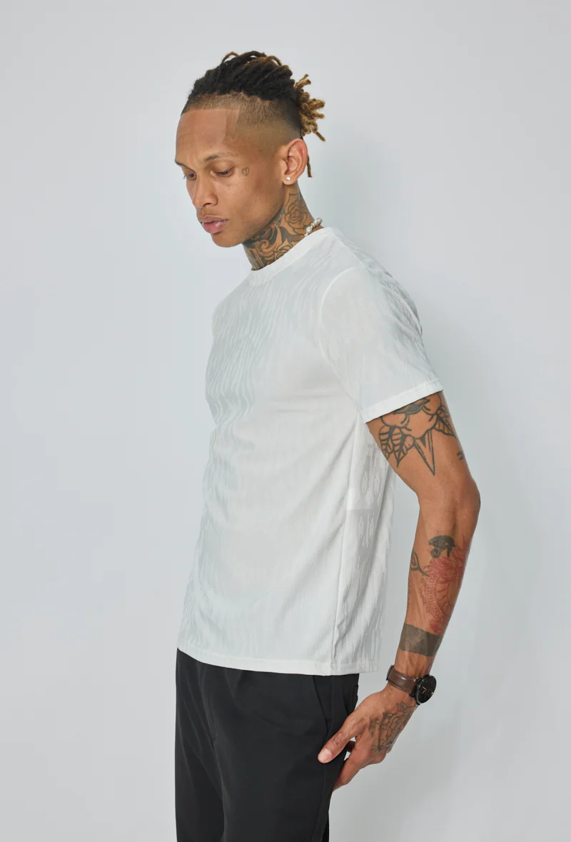 T-shirt col rond ajusté - Image 6