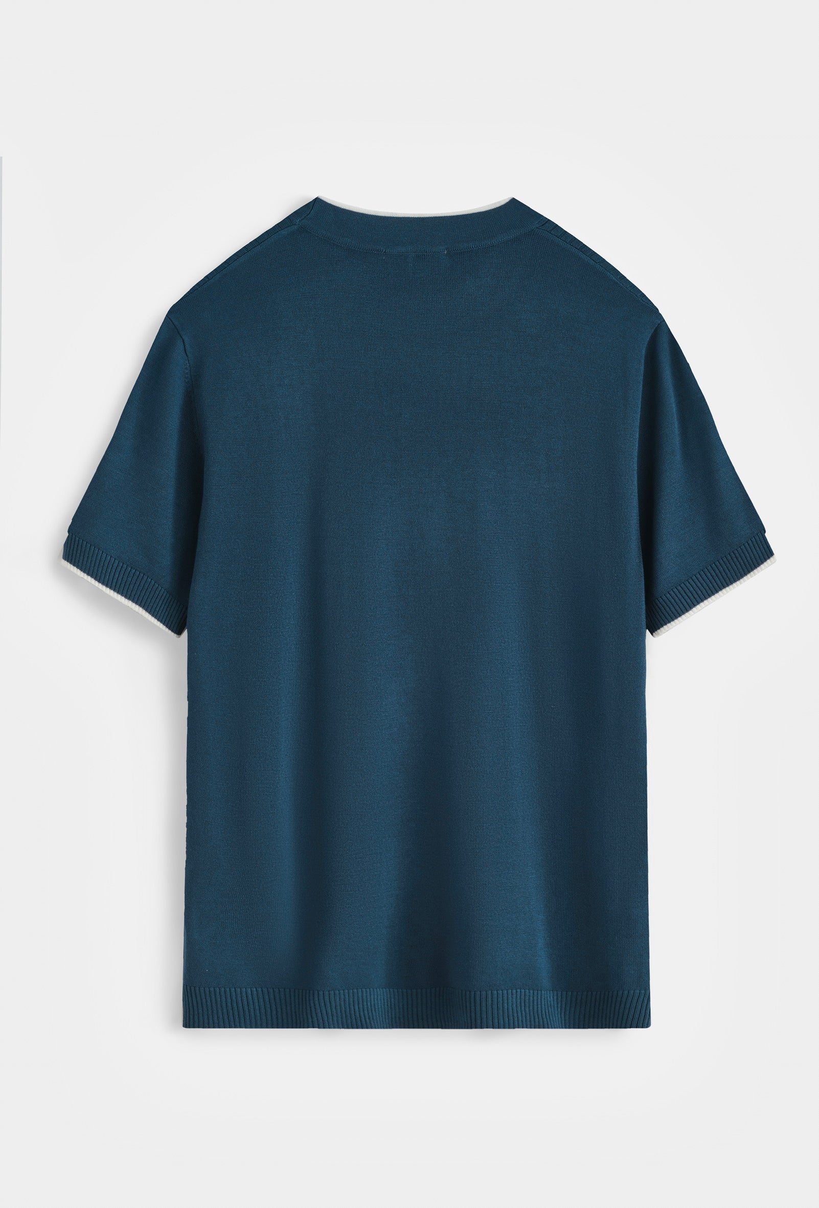 T-shirt côtelé col rond - Image 6