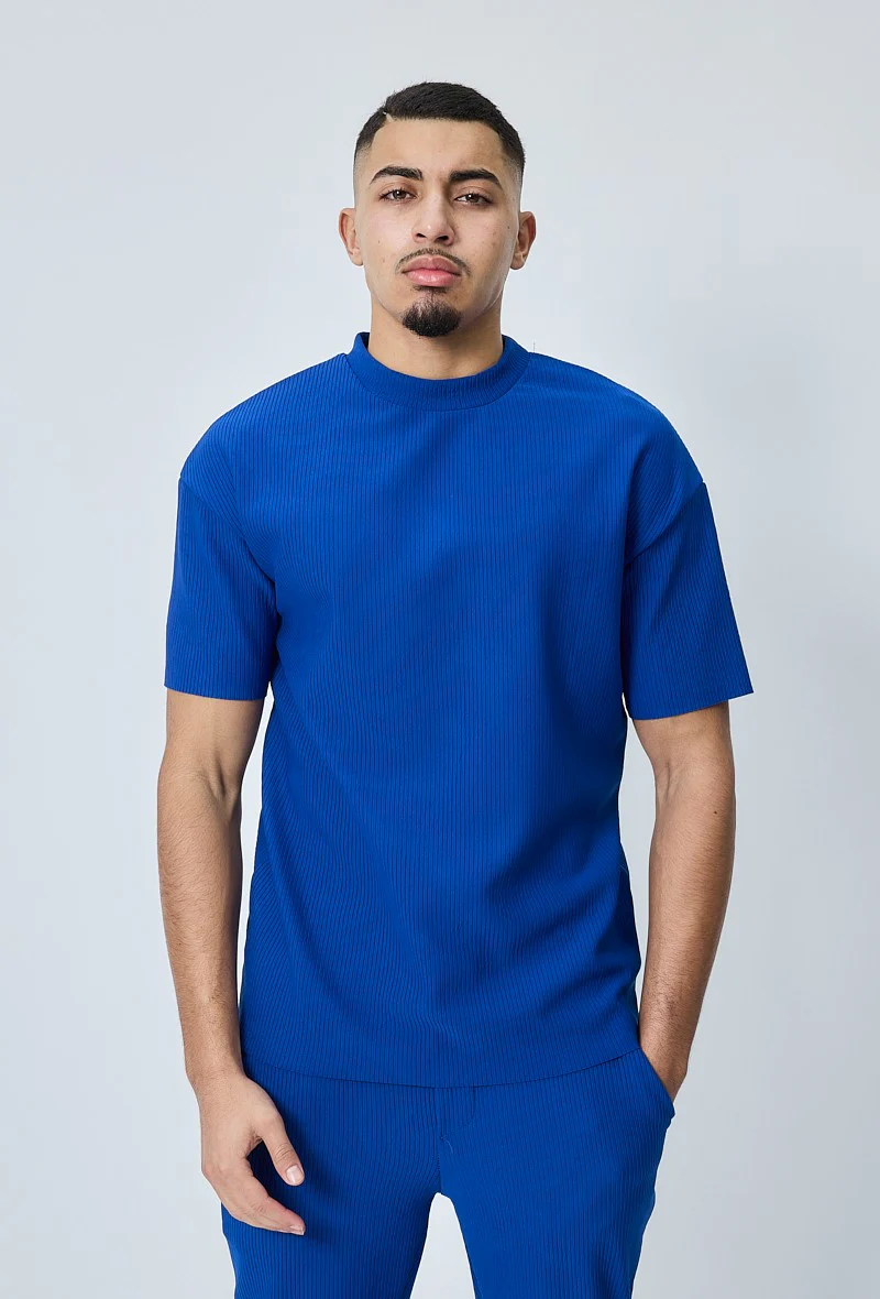 T-shirt plissé uni oversize - Image 10