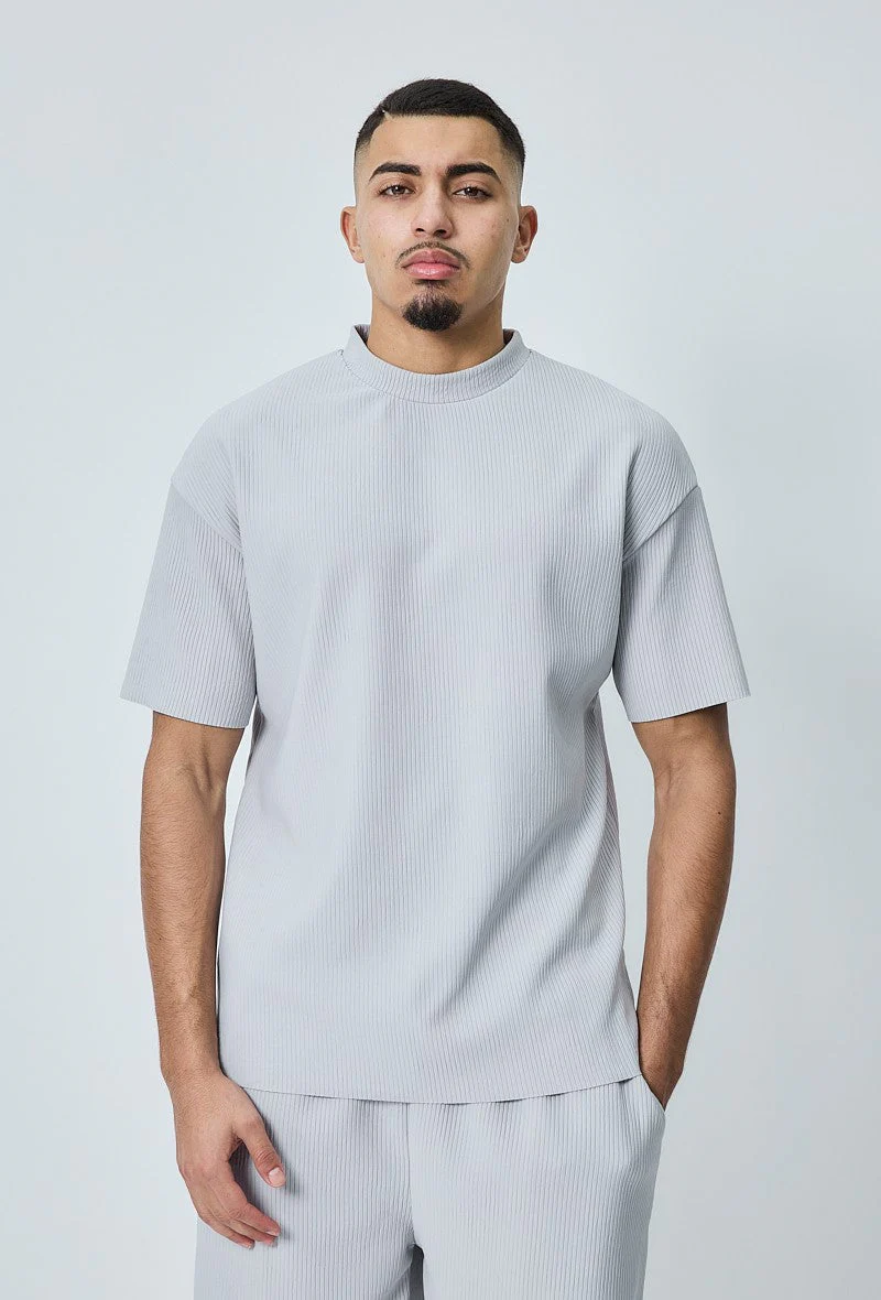 T-shirt plissé uni oversize - Image 20