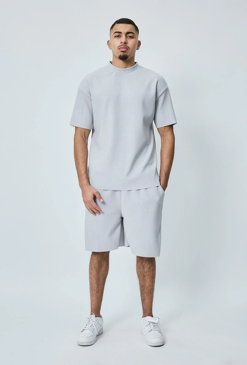 T-shirt plissé uni oversize - Image 21