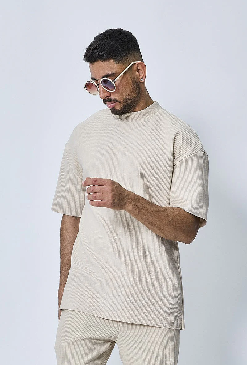 T-shirt plissé uni oversize - Image 29
