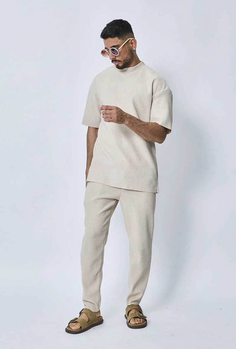 T-shirt plissé uni oversize - Image 30