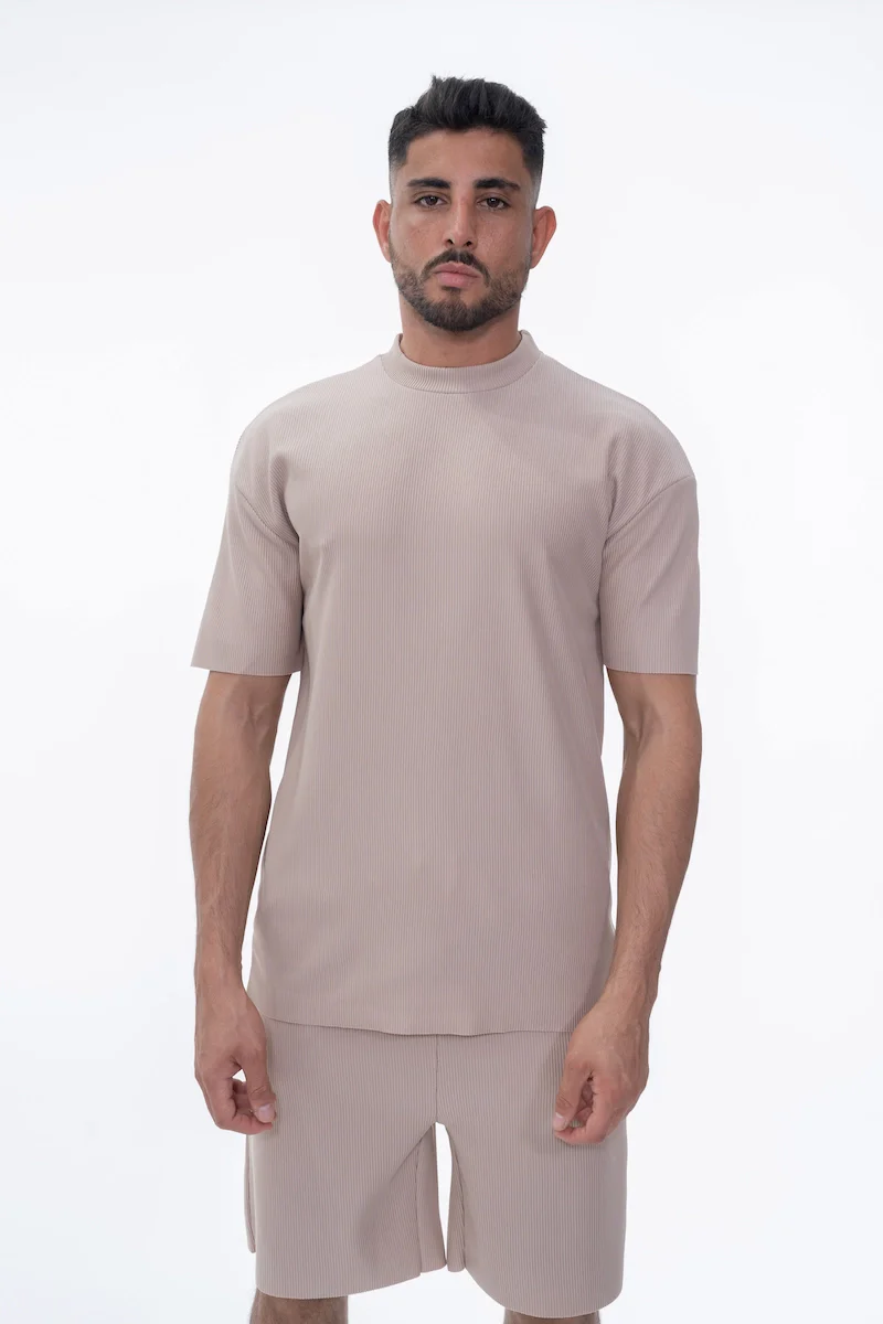 T-shirt plissé uni oversize - Image 36