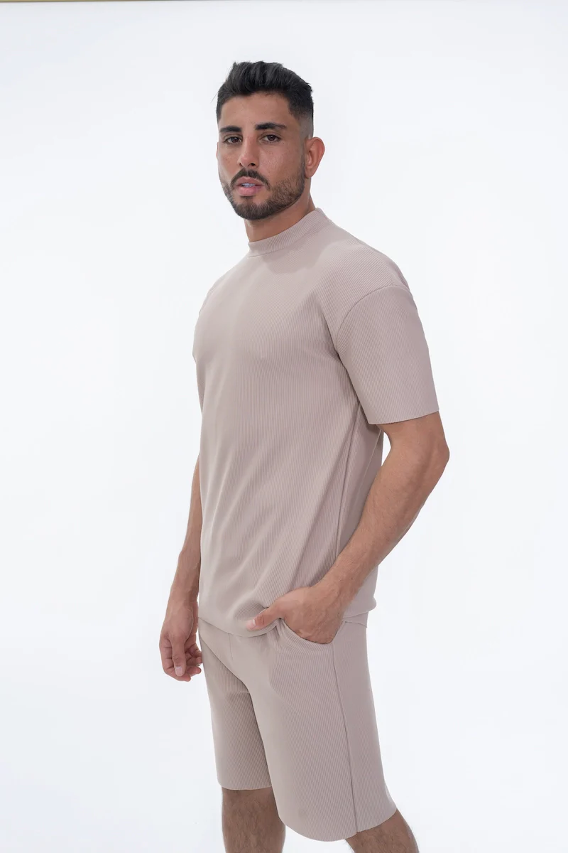 T-shirt plissé uni oversize - Image 37