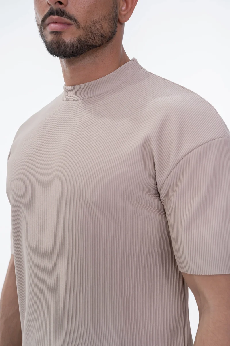 T-shirt plissé uni oversize - Image 38
