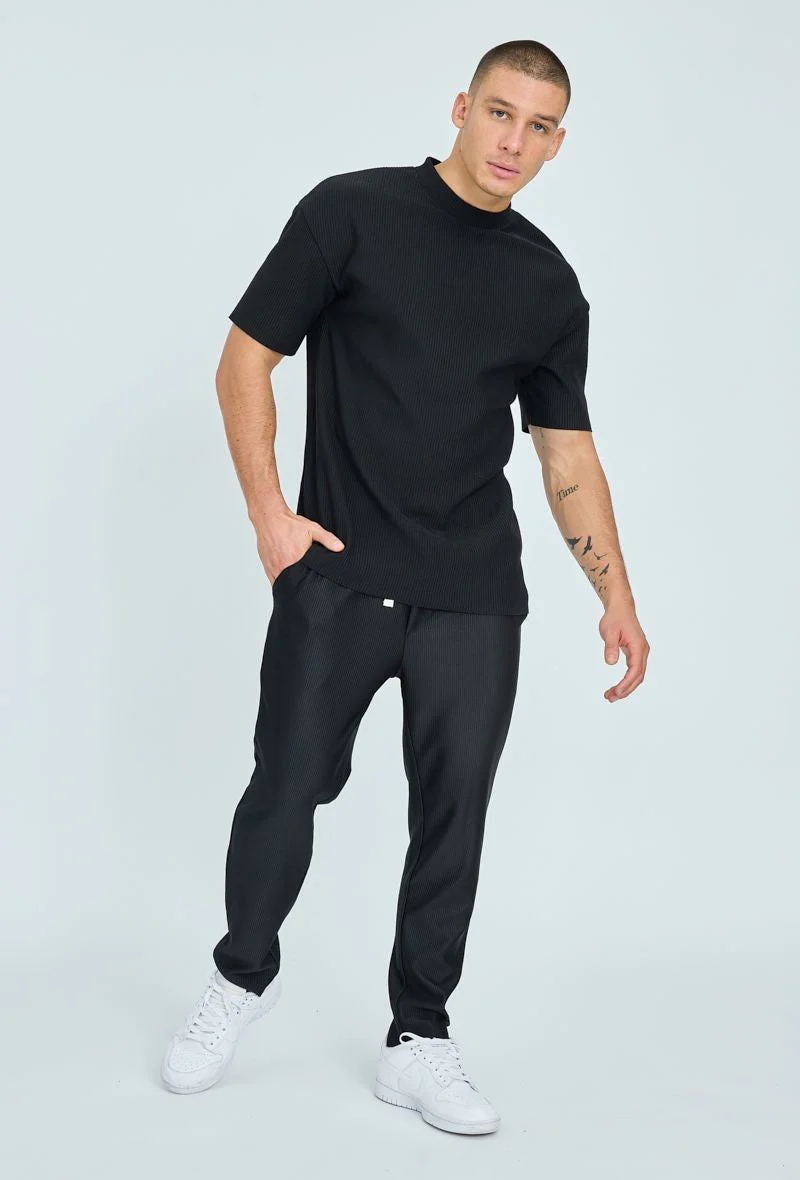 T-shirt plissé uni oversize - Image 9