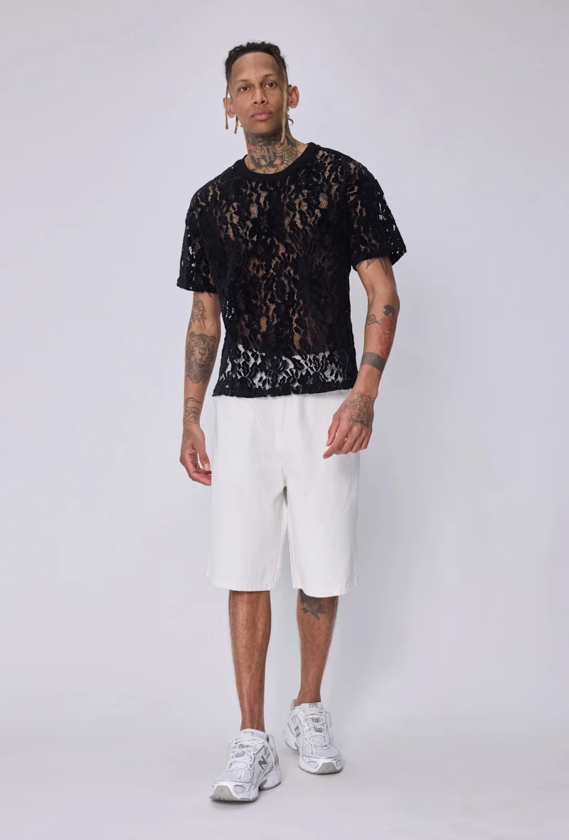T-shirt dentelle - Image 5